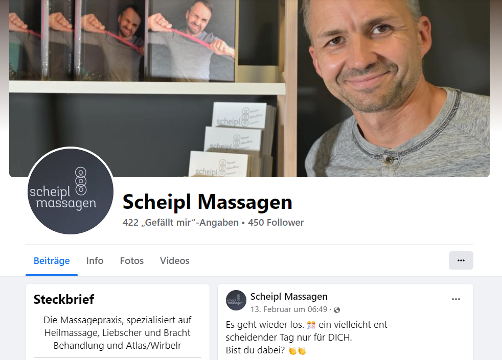 Massage Salzburg - Atlastherapie - Liebscher Bracht bei Scheipl Massagen in Elixhausen bei Salzburg